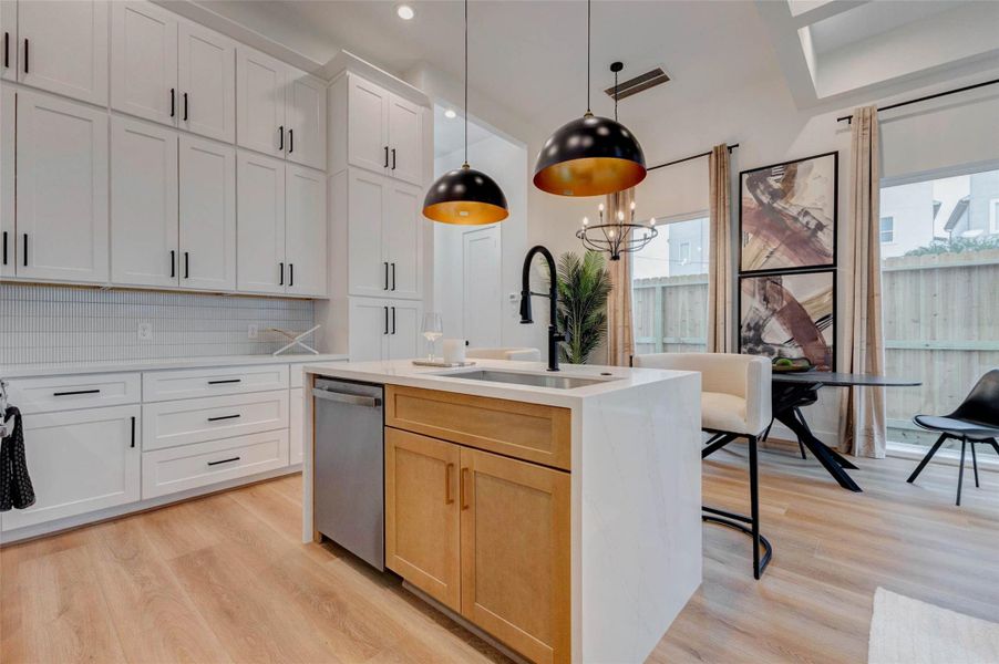 Furnished interior view inside a new home in , Houston (Image 36).