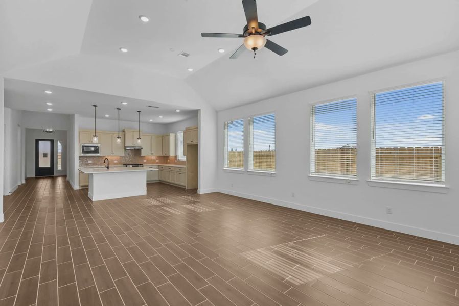 Representative unfurnished interior of a home built from the Nicklaus by Chesmar Homes in Riceland Alley Loads, Mont Belvieu (Image 25).