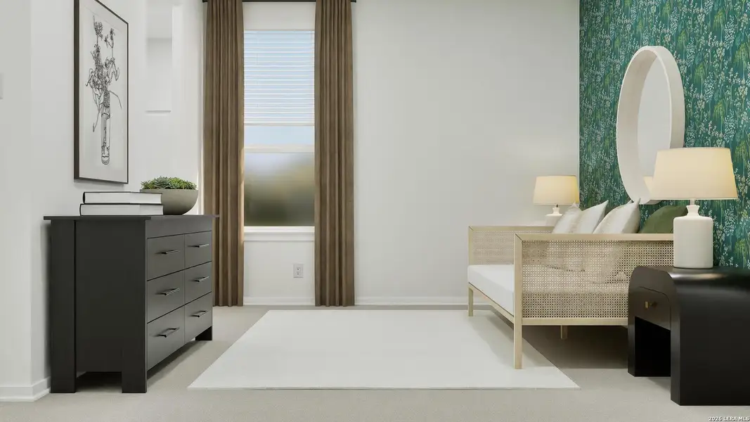 Furnished interior view inside a new home in Gatehouse, New Braunfels (Image 9).