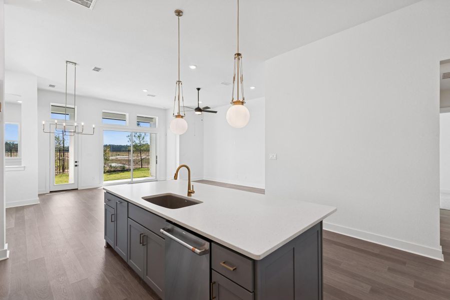 Furnished interior view inside a new home in ARTAVIA 50' Homesites, Conroe (Image 5).