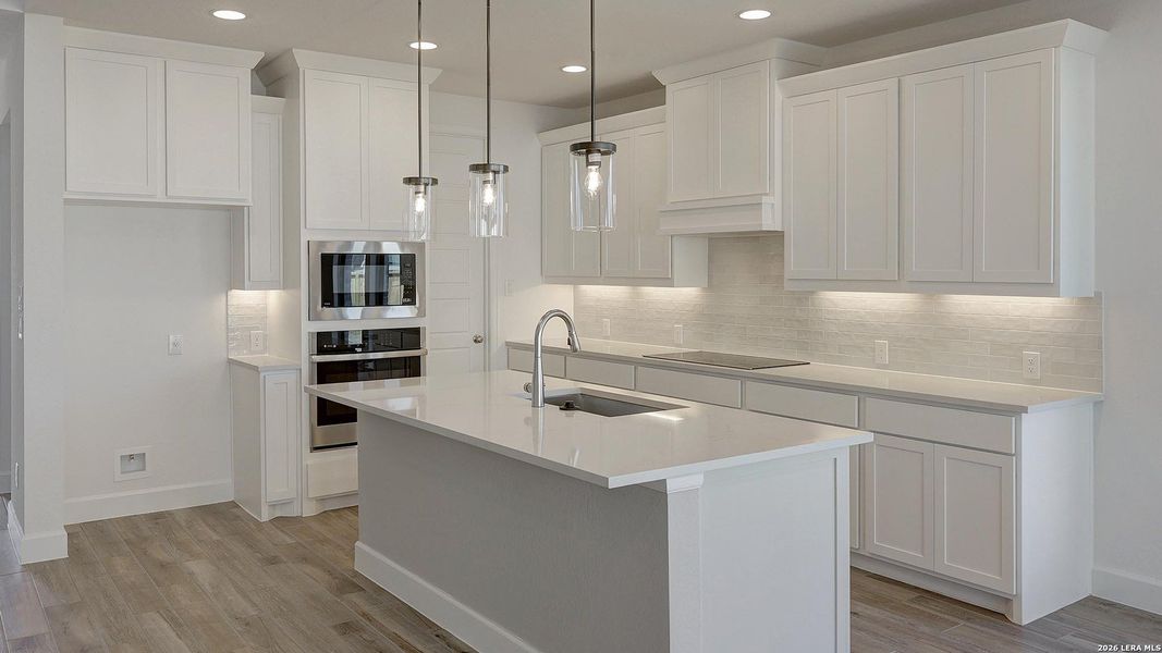 Furnished interior view inside a new home in Alsatian Oaks, Castroville (Image 13).