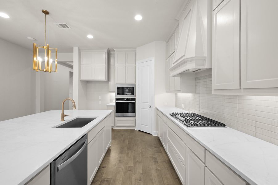 Furnished interior view inside a new home in Bridgewater, Midlothian (Image 10).