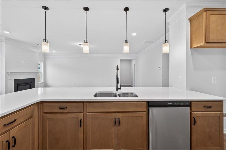 Furnished interior view inside a new home in Jones Ridge, Dallas (Image 10).