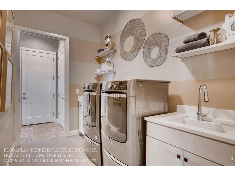 Furnished interior view inside a new home in , Broomfield (Image 22).