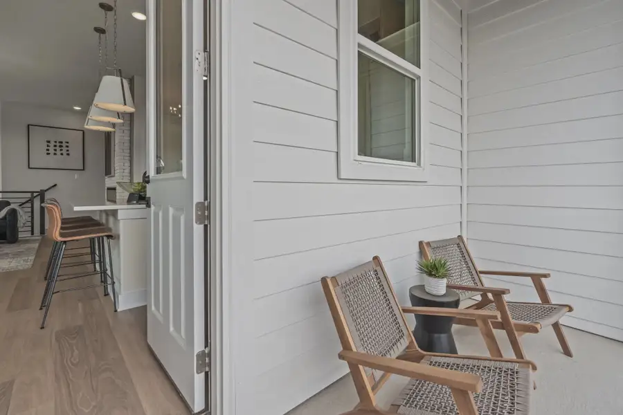 Representative exterior details of a home built from the Apollo by Chesmar Homes in Prominence Urban, San Antonio (Image 3).