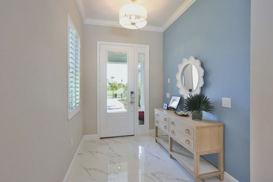 Furnished interior view inside a new home in Boca Royale Golf and Country Club at Wellen Park, Englewood (Image 12). Furnished interior view inside a new home in Boca Royale Golf and Country Club at Wellen Park, Englewood (Image 12).