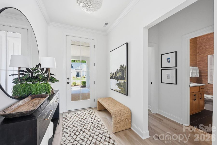 Furnished interior view inside a new home in , Mooresville (Image 21).
