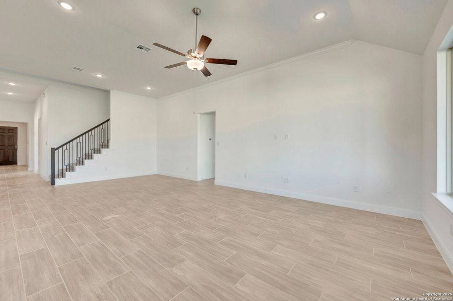 Spacious, unfurnished interior of a new home in Everly Estates, San Antonio (Image 32). Spacious, unfurnished interior of a new home in Everly Estates, San Antonio (Image 32).