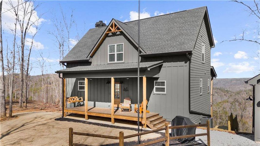 Exterior details and patio area of a home in , Ranger (Image 30).