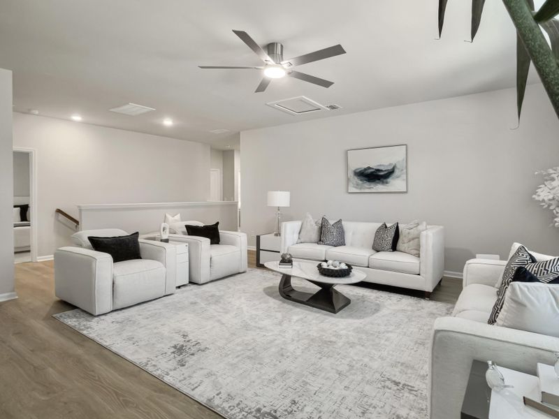 Furnished interior view inside a new home in The Groves of Berkeley, Moncks Corner (Image 28).