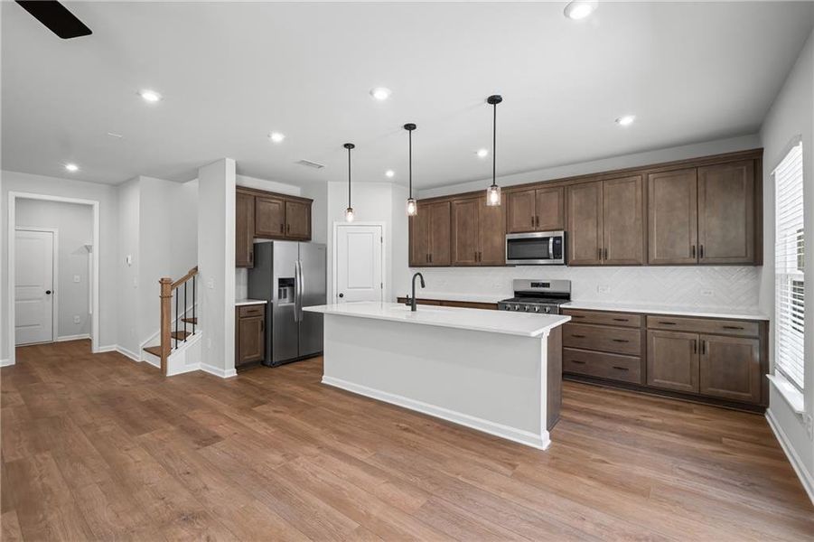 Furnished interior view inside a new home in Adler Springs, Powder Springs (Image 3).