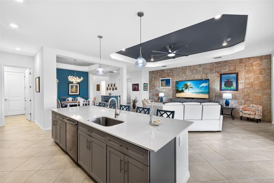 Furnished interior view inside a new home in , Venice (Image 17).