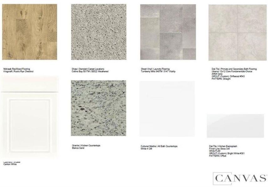 Sample of building materials used in homes in Rosewood Farm, Lawrenceville (Image 33). Sample of building materials used in homes in Rosewood Farm, Lawrenceville (Image 33).