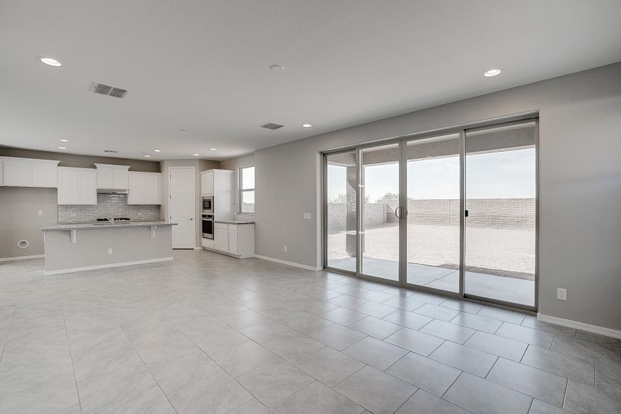 Representative unfurnished interior of a home built from the Castillo Series - Lavender by Brightland Homes in Castillo at Anderson Parc, Buckeye (Image 11). Representative unfurnished interior of a home built from the Castillo Series - Lavender by Brightland Homes in Castillo at Anderson Parc, Buckeye (Image 11).