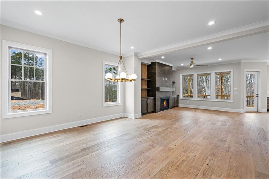 Spacious, unfurnished interior of a new home in Laurel View, Suwanee (Image 21). Spacious, unfurnished interior of a new home in Laurel View, Suwanee (Image 21).