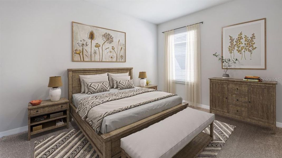 Furnished interior view inside a new home in Coral Lakes - Tradition & Express, Punta Gorda (Image 3).