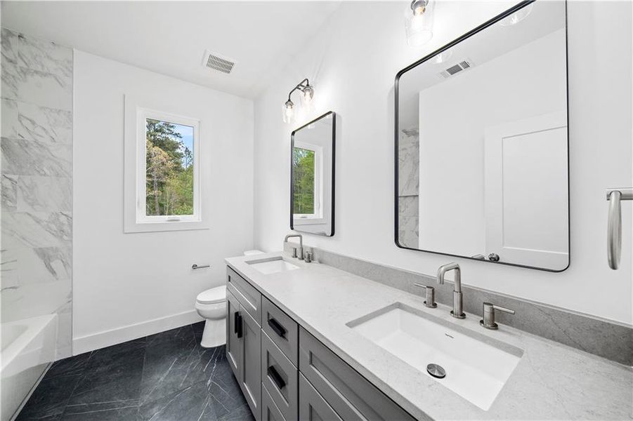 Furnished interior view inside a new home in , Cumming (Image 18).