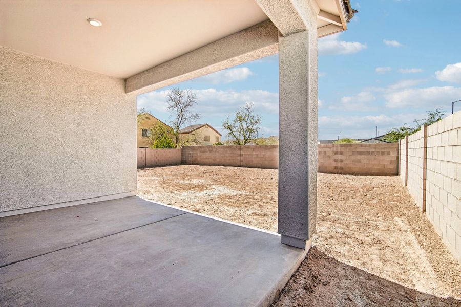 Covered patio