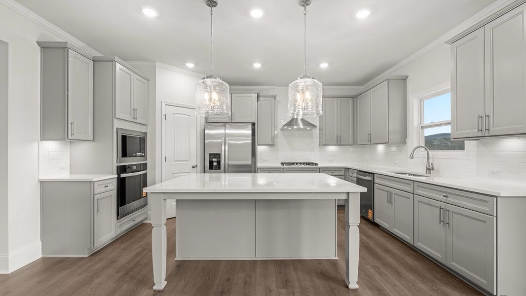 Representative furnished interior of a home built from the Westerly by D.R. Horton in Thalley Creek Estates, Cumming (Image 3).