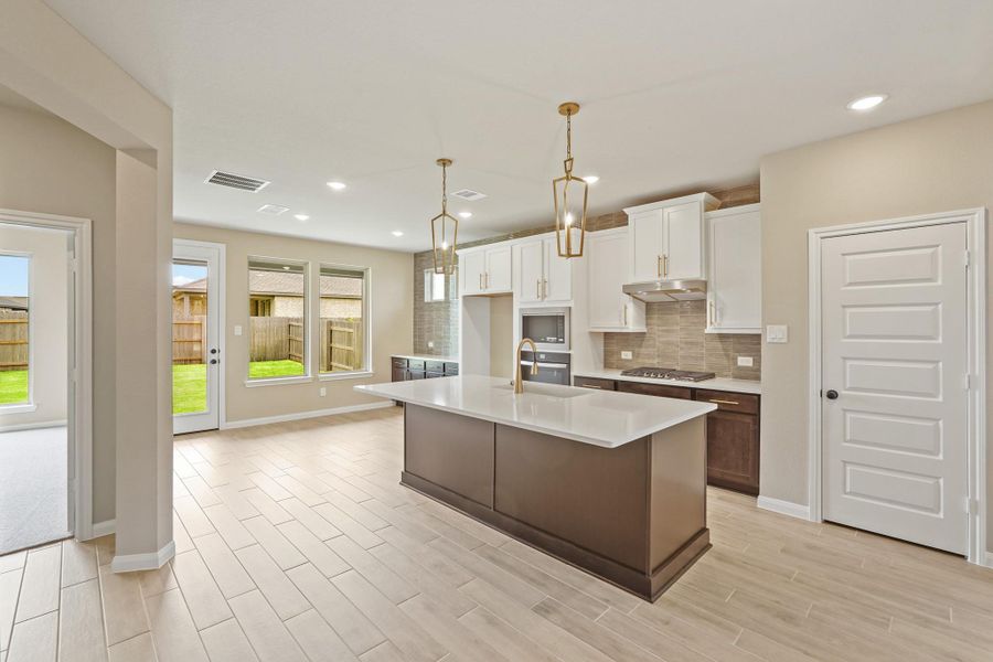 Furnished interior view inside a new home in Elyson, Katy (Image 3). Furnished interior view inside a new home in Elyson, Katy (Image 3).