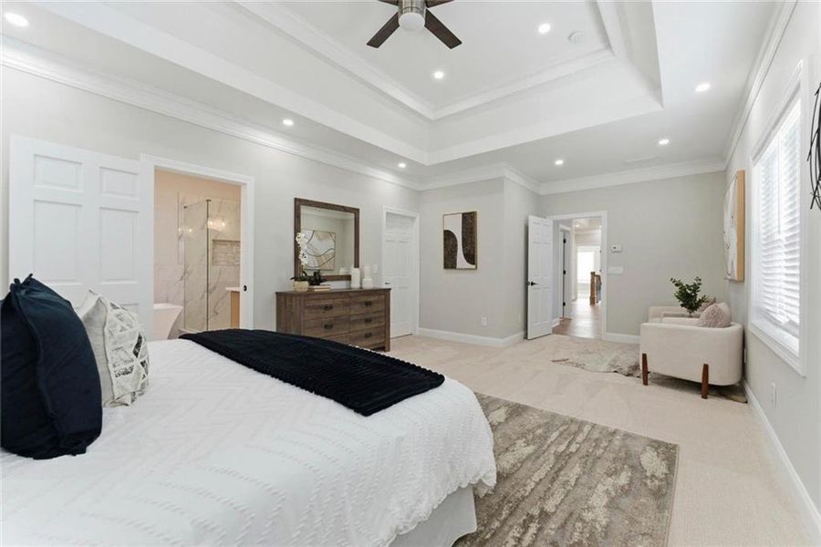 Furnished interior view inside a new home in , Atlanta (Image 24). Furnished interior view inside a new home in , Atlanta (Image 24).