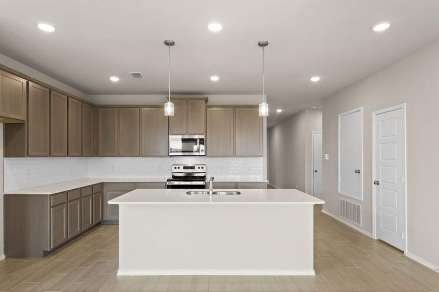 Representative furnished interior of a home built from the Basswood II Colony At Pinehurst Signature by Brohn Homes in Colony at Pinehurst, Pinehurst (Image 6).