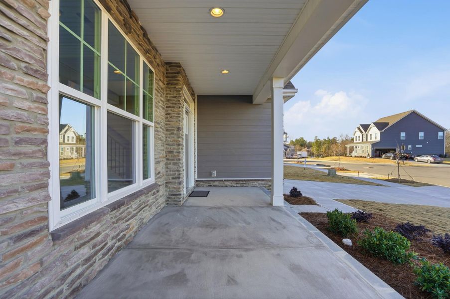 Exterior details and patio area of a home in Waterford Commons, Rock Hill (Image 4). Exterior details and patio area of a home in Waterford Commons, Rock Hill (Image 4).