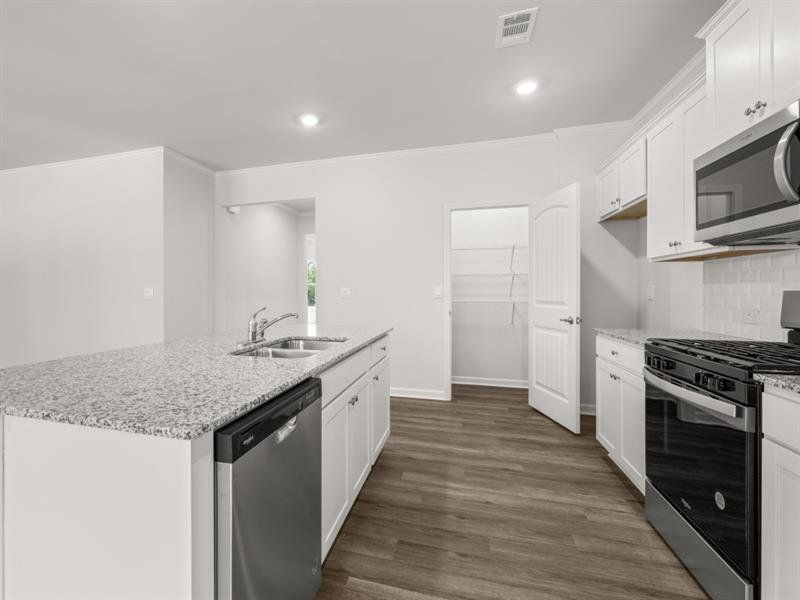 Furnished interior view inside a new home in Lost Creek, Dallas (Image 6).