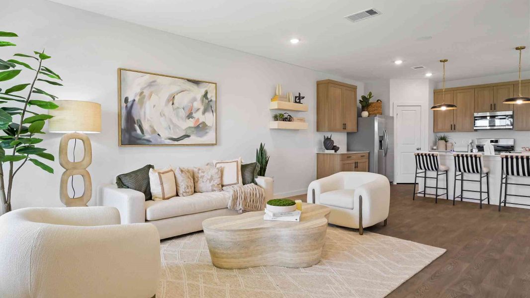 Furnished interior view inside a new home in Emberly, Beasley (Image 13).