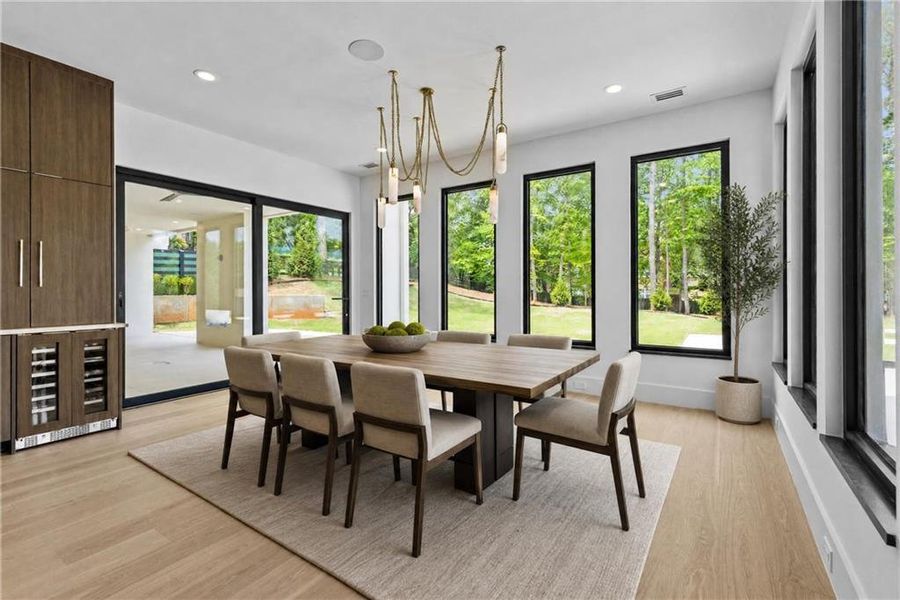Furnished interior view inside a new home in , Sugar Hill (Image 16).