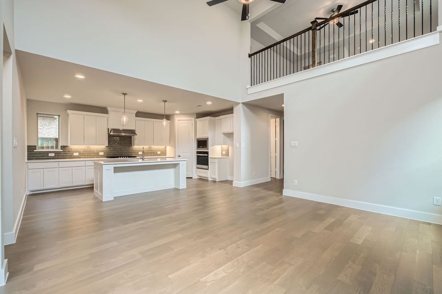 Plan 1477 - Representative Photo - Living Room/Kitchen Plan 1477 - Representative Photo - Living Room/Kitchen