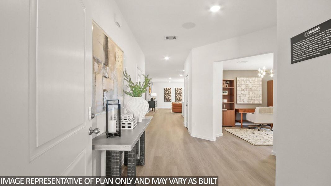 Furnished interior view inside a new home in River Ranch Trails, Dayton (Image 16).