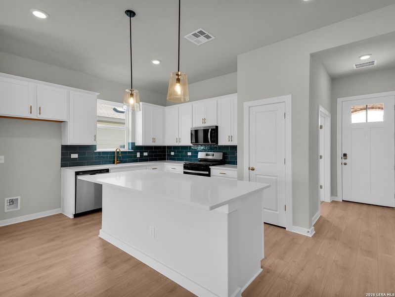Furnished interior view inside a new home in Morgan Meadows, San Antonio (Image 9).