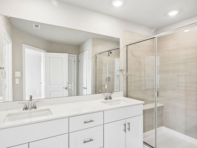 Furnished interior view inside a new home in Oak Ridge Park, Corinth (Image 12).