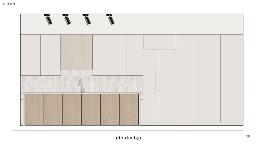 Open kitchen and dining area designed for entertaining with modern finishes and abundant natural light.