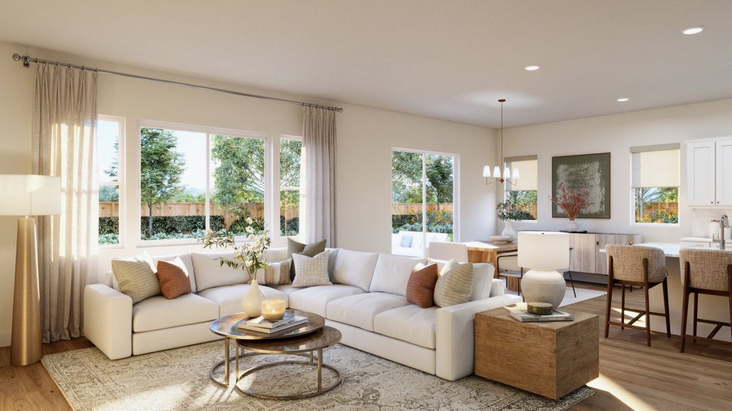 Furnished interior view inside a new home in Highlands Preserve, Mead (Image 10).