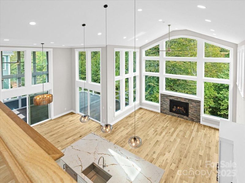 Loft Overlook & Balcony Views