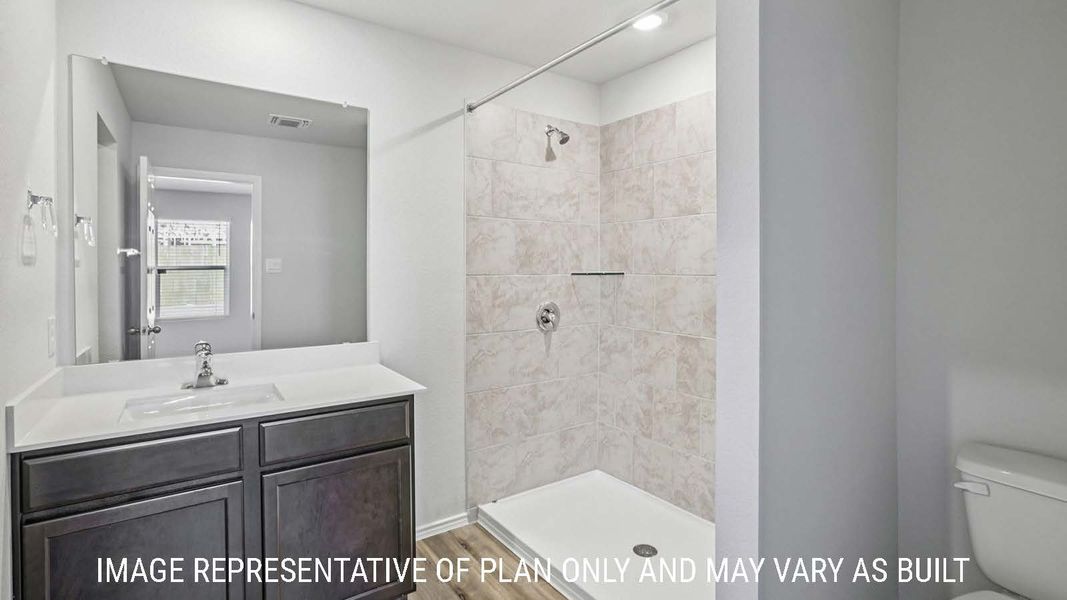 Representative furnished interior of a home built from the Caprock by D.R. Horton in Pecan Creek, Temple (Image 9).