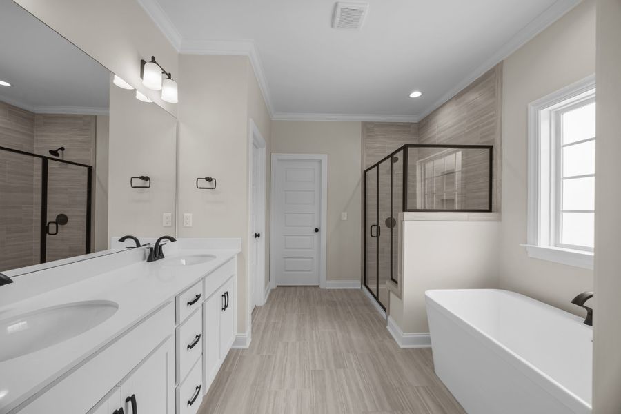 Representative furnished interior of a home built from the Albemarle by Bill Clark Homes in Kennedy's Crossing, Grimesland (Image 11). Representative furnished interior of a home built from the Albemarle by Bill Clark Homes in Kennedy's Crossing, Grimesland (Image 11).