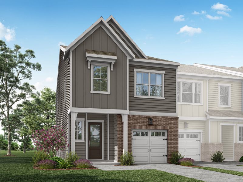 Representative exterior photo of a completed home built from the Onslow by Tri Pointe Homes in The Grove at Latta Park, Durham, NC (Image 12).