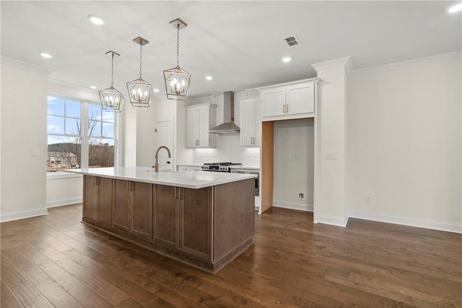 Furnished interior view inside a new home in Waterside Townhomes, Peachtree Corners (Image 12).