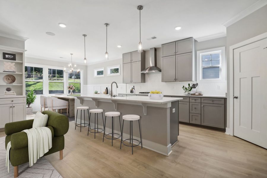 Representative furnished interior of a home built from the Audrey II by Great Southern Homes in Collins Cove, Chapin (Image 43).