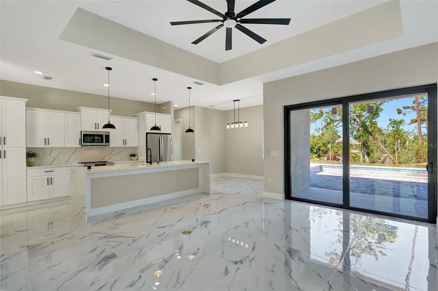 Furnished interior view inside a new home in , Rotonda West (Image 6).