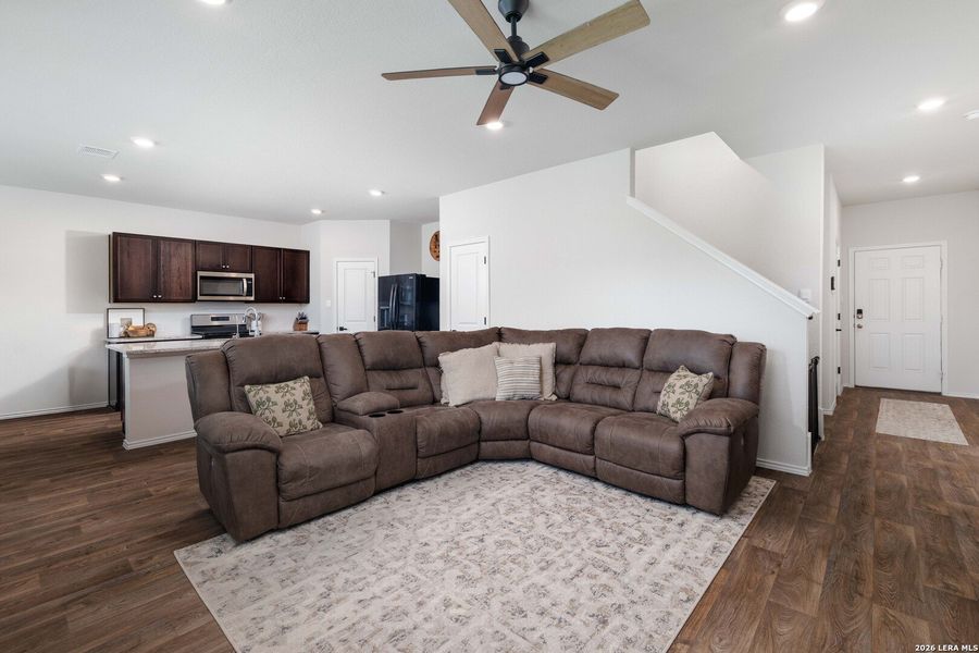 Furnished interior view inside a new home in , San Antonio (Image 10).