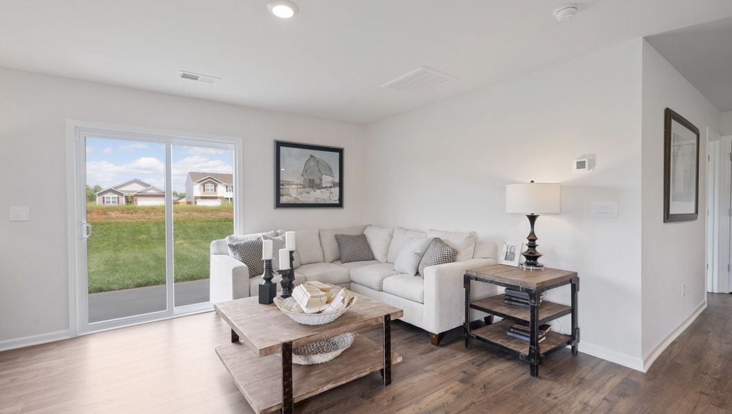 Representative furnished interior of a home built from the ROBIE by D.R. Horton in Seneca Falls, Seneca (Image 13).