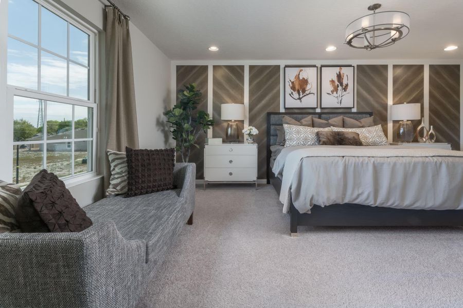 Primary Bedroom | Wilshire | New Homes in Orlando, Florida | Landsea Homes