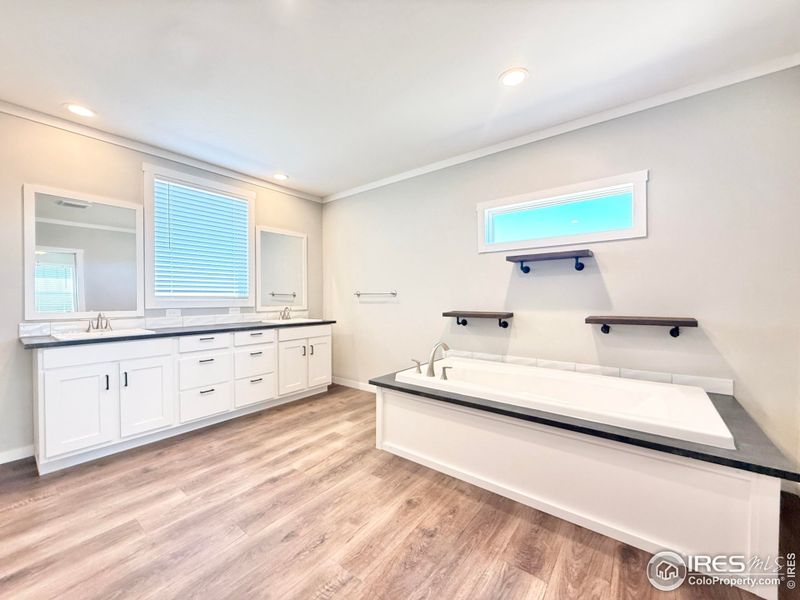 Similar primary bathroom Similar primary bathroom