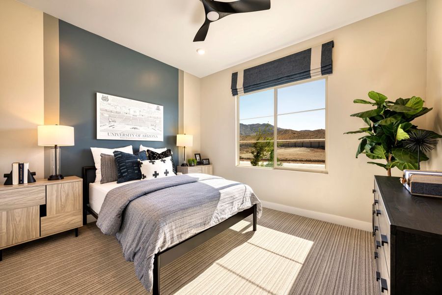 Representative furnished interior of a home built from the Cholla Plan 5541 by Tri Pointe Homes in Whispering Hills, Laveen (Image 15).