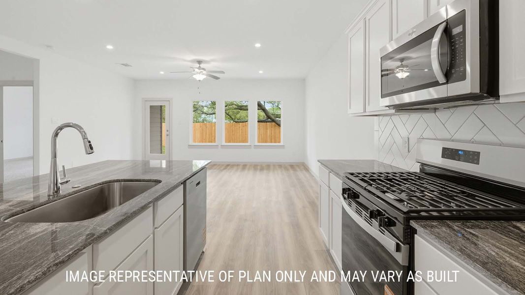 Representative furnished interior of a home built from the Mitchell by D.R. Horton in China Grove, China (Image 6).