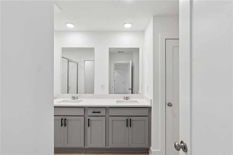 Furnished interior view inside a new home in Grandview Terrace, Canton (Image 7).